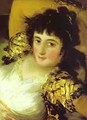 The Clothed Maja (La Maja Vestida) Detail 1800-03 - Francisco De Goya y Lucientes