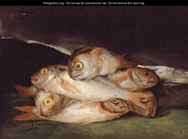 Still Life with Golden Bream 1808 12 - Francisco De Goya y Lucientes