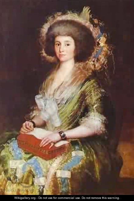 Portrait Of Senora Bermusezne Kepmasa 1800 - Francisco De Goya y Lucientes