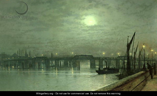 Battersea Bridge by Moonlight - John Atkinson Grimshaw