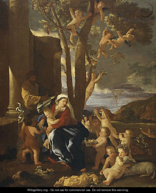 The Rest on the Flight into Egypt ca 1627 - Nicolas Poussin