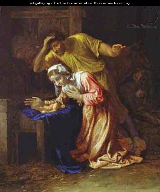 The Nativity 1650s - Nicolas Poussin