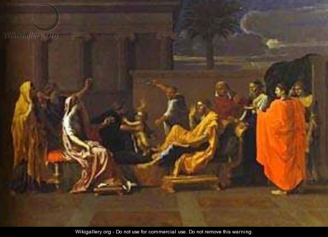 Baby Moses Trampling On The Pharaohs Crown 1645 - Nicolas Poussin
