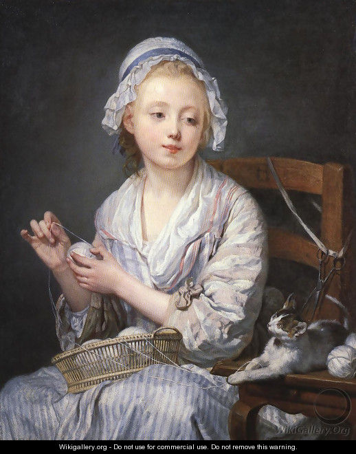 The Wool Winder 1759 - Jean Baptiste Greuze
