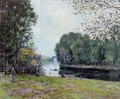 A Bend in the Loing, Sunlighjt 1896 - Alfred Sisley