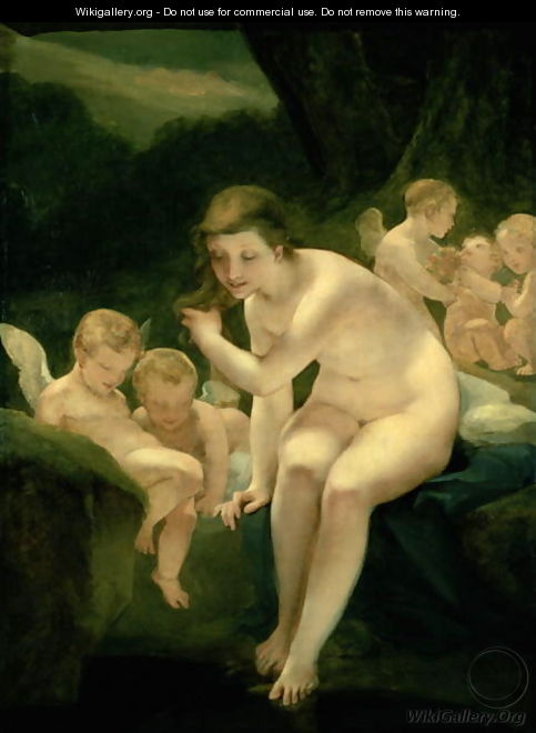 Venus Bathing or Innocence - Pal Mihaltz