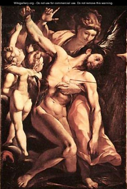 The Martyrdom Of St Sebastian - Carlo Antonio Procaccini