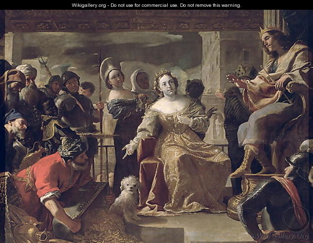 The Queen of Sheba before Solomon - Mattia Preti