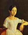 Portrait Of Ln Milyukova End Of 1840s - Grigori Vasilievich Soroka