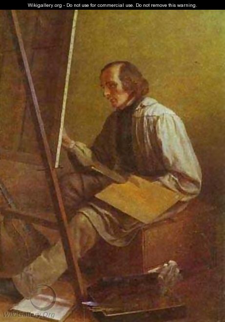 Self Portrait 1850s - Fedor Mikhailovich Slavyansky