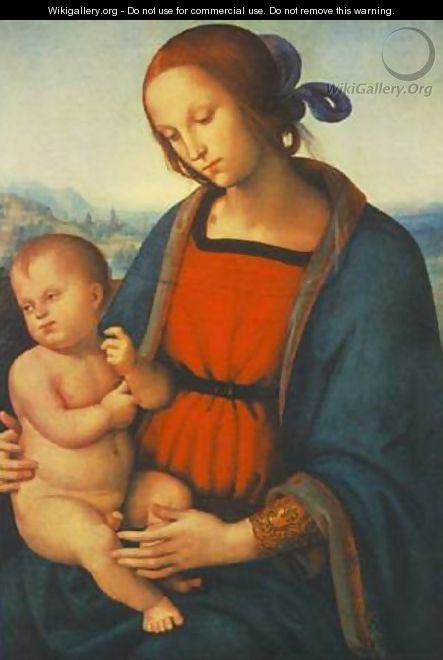 Madonna With Child 1501 - Pietro Vannucci Perugino