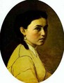 Portrait Of Yelena Perova Nee Scheins The Artists First Wife 1869 - Vasily Perov
