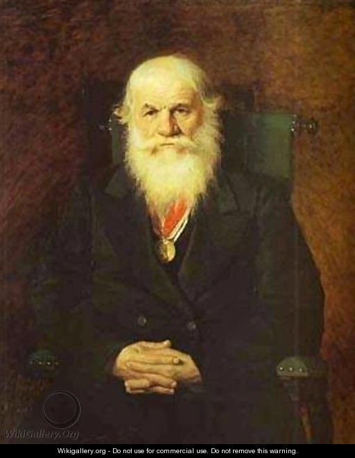 Portrait Of The Merchant Ivan Kamynin 1872 - Vasily Perov