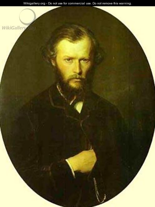 Portrait Of Nikolai Lanin 1869 - Vasily Perov