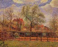 Pear Tress in Bloom Eragny Morning 1886 - Camille Pissarro