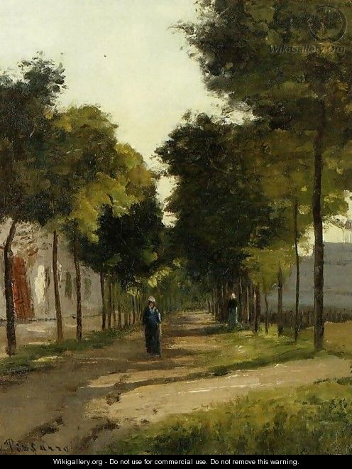 La roulette des Bohemiens 1862 - Camille Pissarro