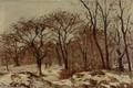 Chestnut Orchard in Winter 1872 - Camille Pissarro