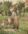 A Washerwoman at Eragny 1893 - Camille Pissarro