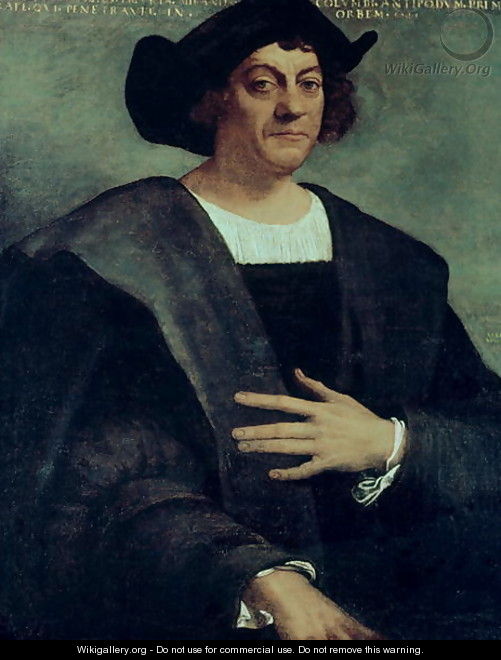 Christopher Columbus - Sebastiano Del Piombo (Luciani) - WikiGallery ...