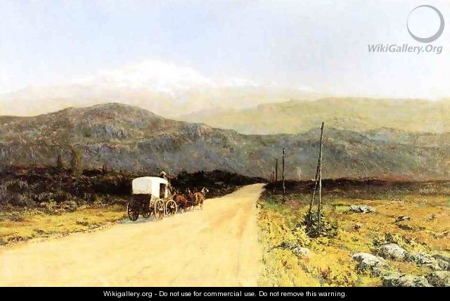 Covered Wagon on the Trail Date unknown - William Lamb Picknell