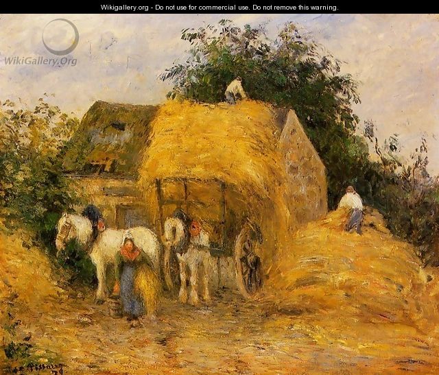 The Hermitage at Pontoise 1874 - Camille Pissarro