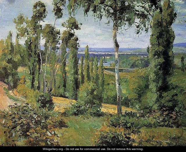 The Cote des Boeurs at lHermitage near Pontoise 1877 - Camille Pissarro