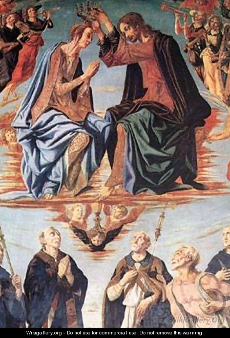 Coronation Of The Virgin Detail 1483 - Piero del Pollaiolo