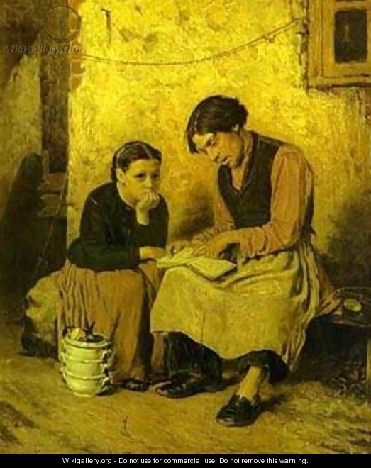 Self Educating Caretaker 1868 - Vasily Polenov
