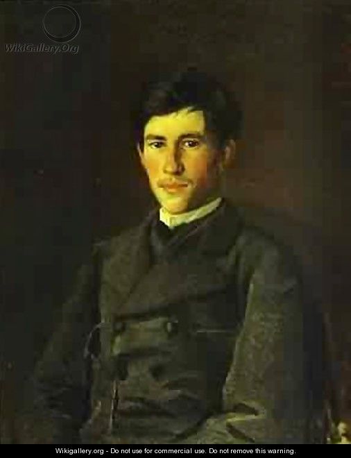 Portrait Of Adam Olsufyev 1881 - Nikolai Nikolaevich Ge (Gay)