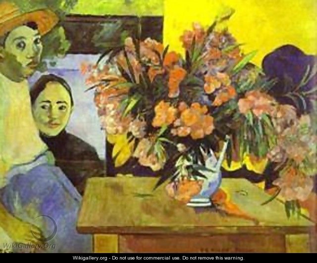 Te tiare farani (aka Bouquet of Flowers) 1893 - Paul Gauguin