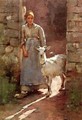 Girl with Goat 1886 - Sanford Robinson Gifford