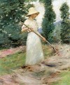 Girl Raking Hay 1890 - Sanford Robinson Gifford