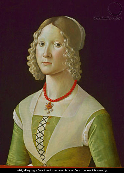 Portrait of a Woman - Domenico Ghirlandaio