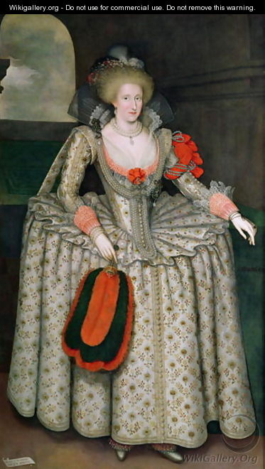 Anne of Denmark 1605 10 - Marcus The Younger Gheeraerts