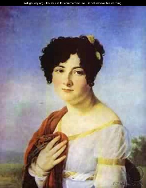 Portrait Of Y A Tatishcheva 1810s - Baron Francois Gerard