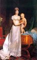 Marie Louise Empress Of France With Her Son Napoleon II King of Rome - Baron Francois Gerard
