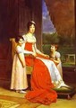 Marie Julie Bonaparte Queen Of Spain With Her Two Daughters - Baron Francois Gerard