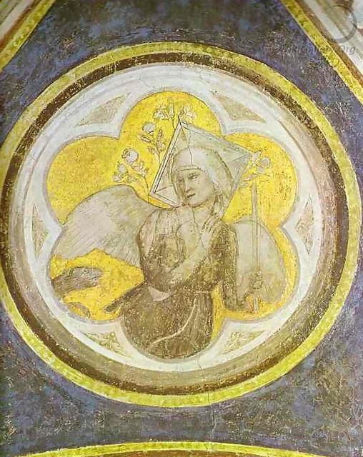 Allegory Of Chastity 1320s - Giotto Di Bondone