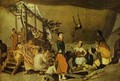 Merrymaking In Paris Sketch 1863-64 - Vasily Perov