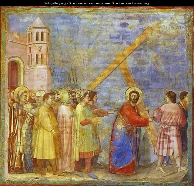 The Carrying Of The Cross 1304-1306 - Giotto Di Bondone
