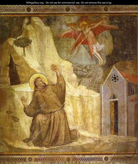 Stigmatization 1319-1328 - Giotto Di Bondone