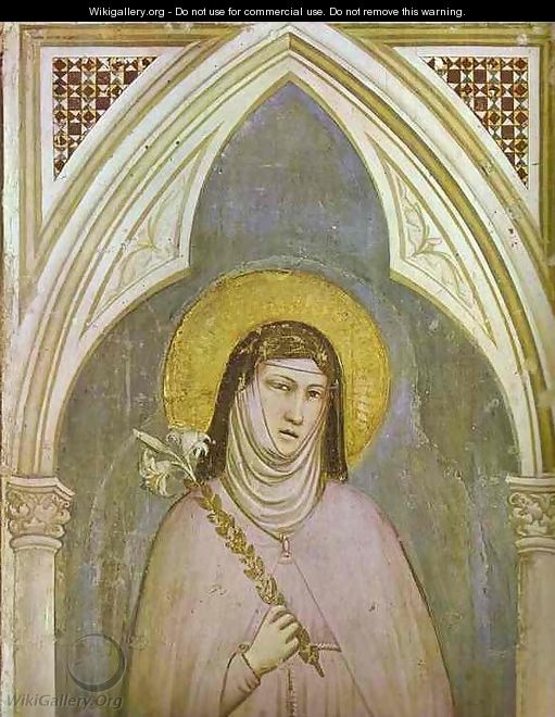 St Claire Detail 1320s - Giotto Di Bondone