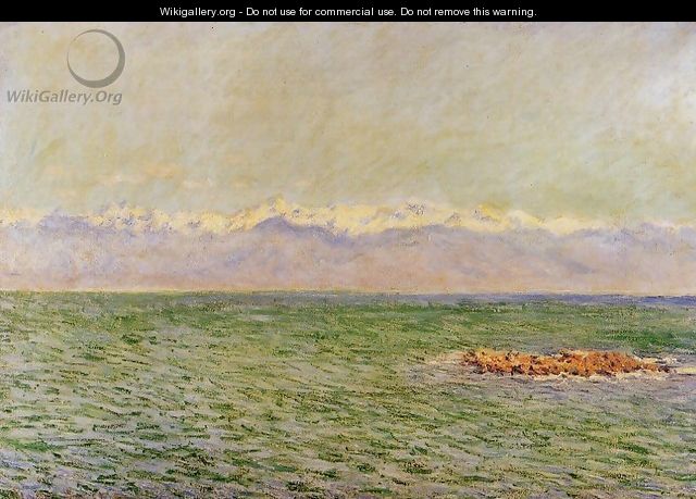 The Meditarranean at Antibes2 1888 - Claude Oscar Monet