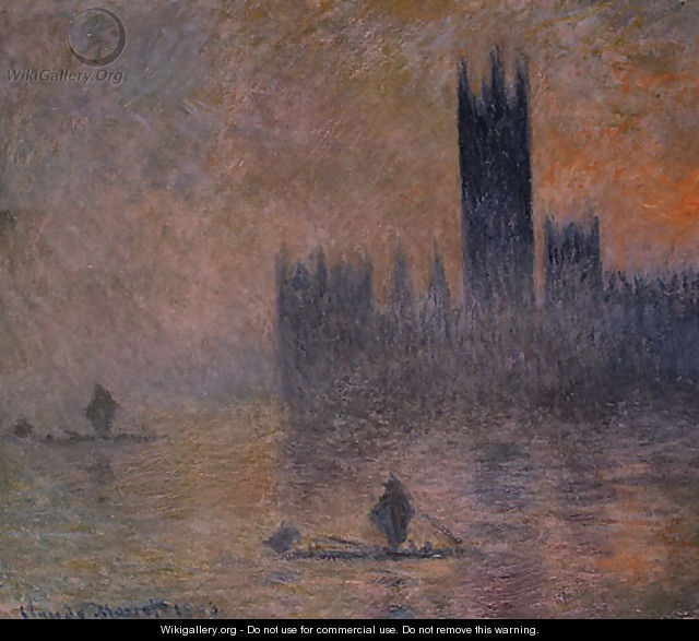 The Houses of Parliament (Effect of Fog) 1903 - Claude Oscar Monet