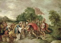 The Meeting of Abraham and Melchizedek - Frans the younger Francken