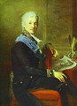 Portrait Of Count Alexander Stroganoff The President Of The Academy Of Arts (1800-1811) 1804 - Jean-Laurent Mosnier