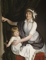 Portrait of a Woman and Child - Jean-Laurent Mosnier