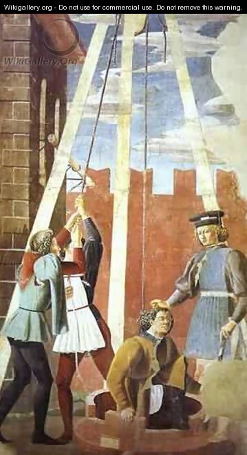 Giovanni Da Piamonte And Piero Della Francesca Legend Of The True Cross Torment of the Jew 1452-1466 - Piero della Francesca