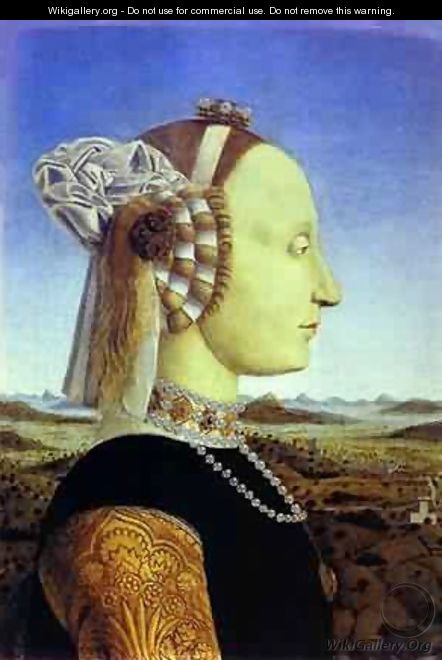 Diptych Portraits of Federico Da Montefeltro Duke Of Urbino (1) - Piero della Francesca