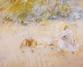 Child Playing in the Garden 1882 - Berthe Morisot